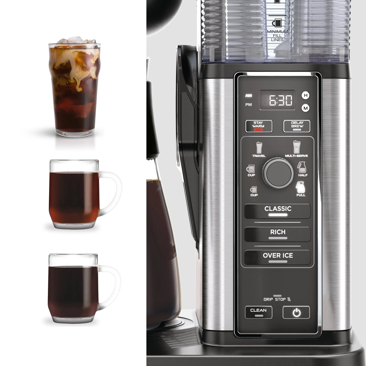 Hot & Iced Single Serve Coffee Maker F6421
