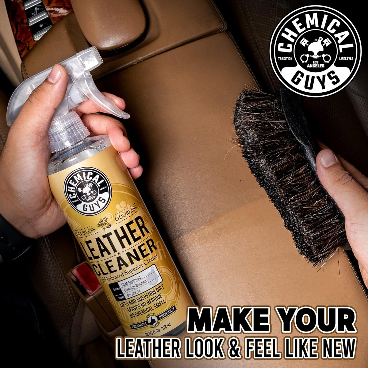 Leather Cleaner, 1 Gal Pack of 2 R13025