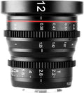 12mm T2.2 Manual Focus Wide Angle Cinema Lens for M43 Mount Cameras T153356