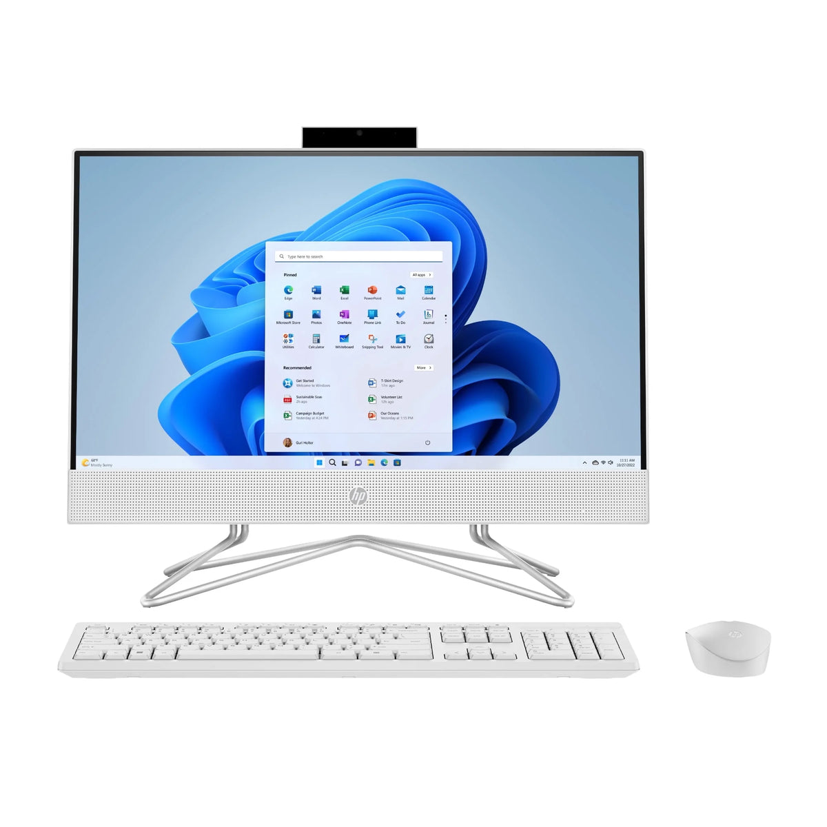 21.5" FHD Pentium Silver 8GB RAM 128GB SSD Snow White (Refurbished) G990