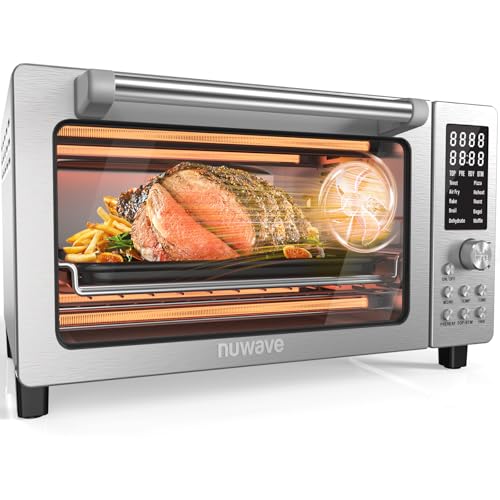 21QT Toaster Oven Air Fryer Combo Convection Oven Countertop Stainless Steel G1709