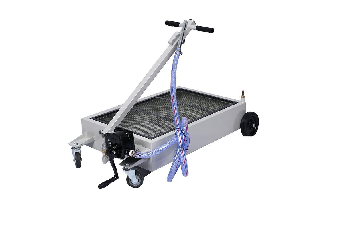 15-Gallon Oil Drain Pan with Hand Pump V52988