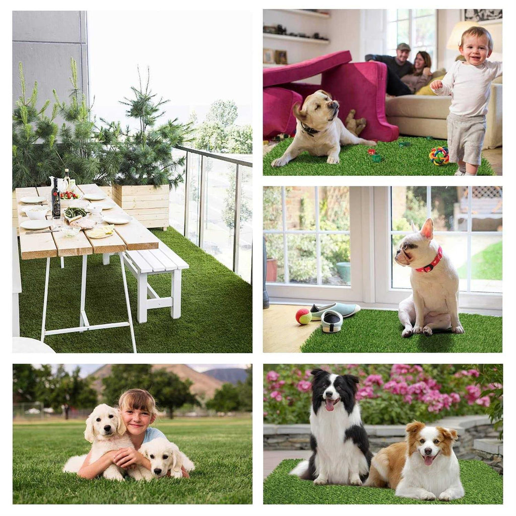 39.4 x 31.5 Inches Washable Artificial Grass Rug V406