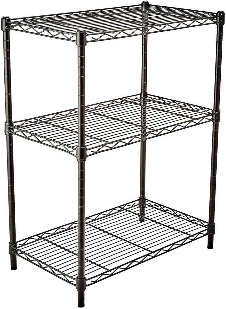 3-Shelf Heavy Duty Steel Wire Storage Shelving Unit N2791