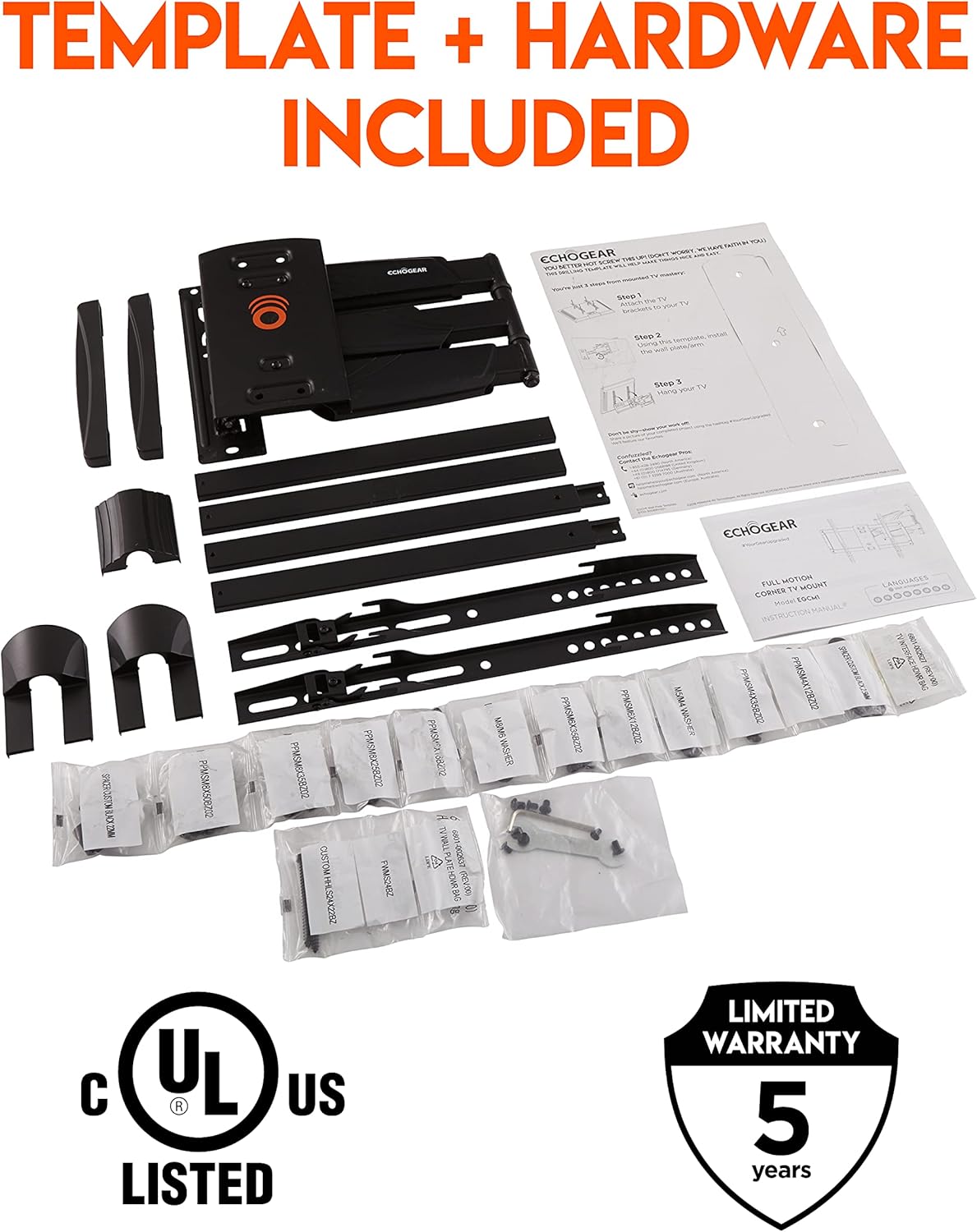 Corner TV Wall Mount Up To 65 B97286