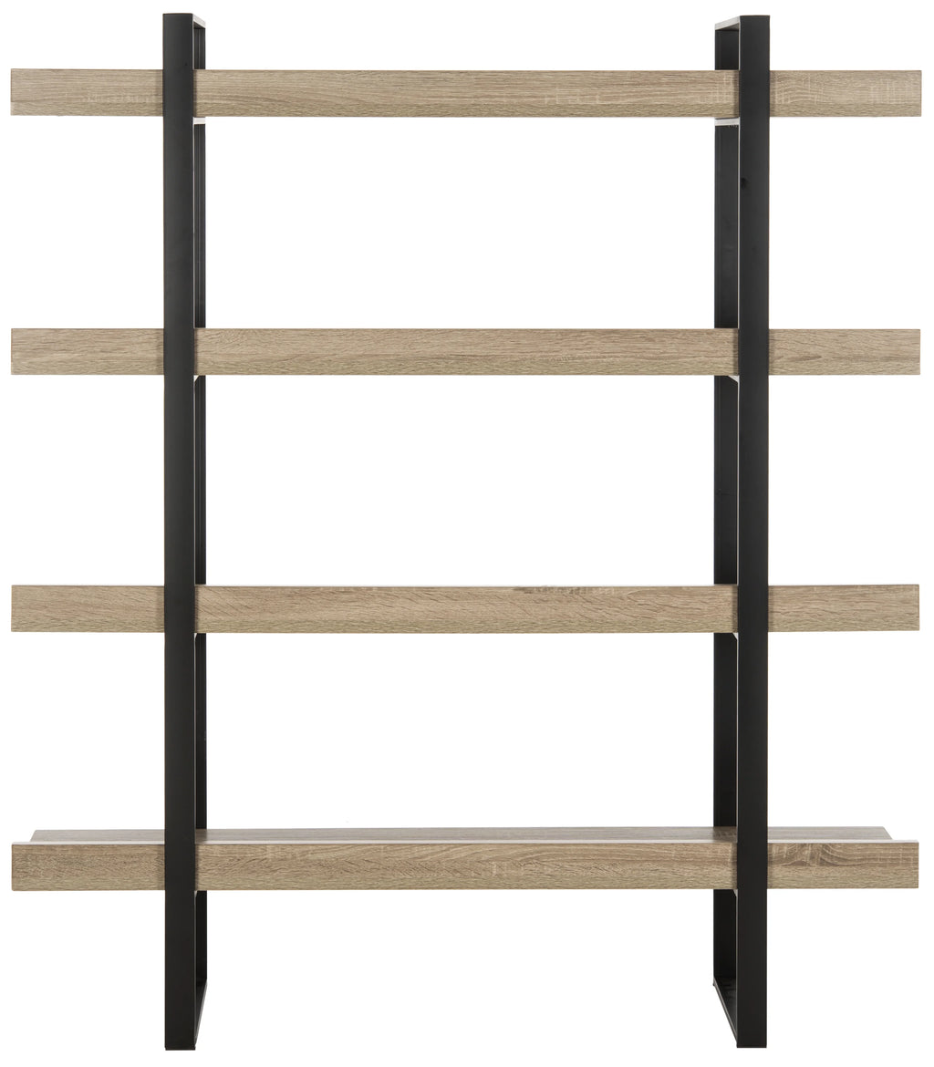 Oak Black 4 Tier Etagere K401