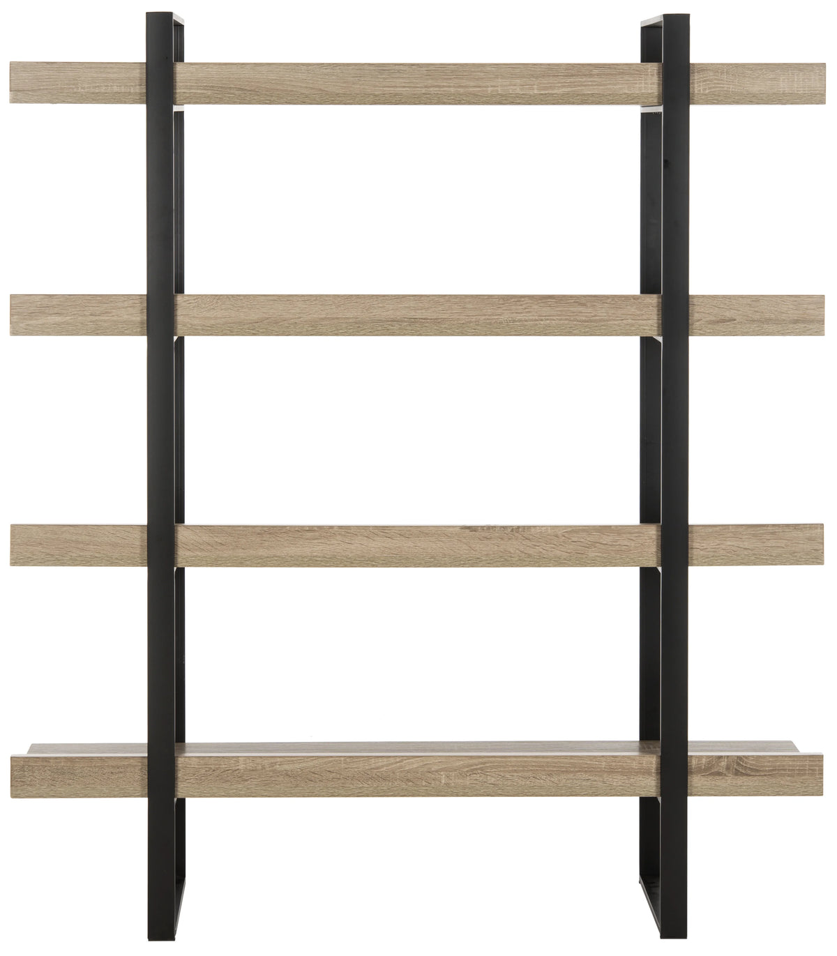 Oak Black 4 Tier Etagere K401