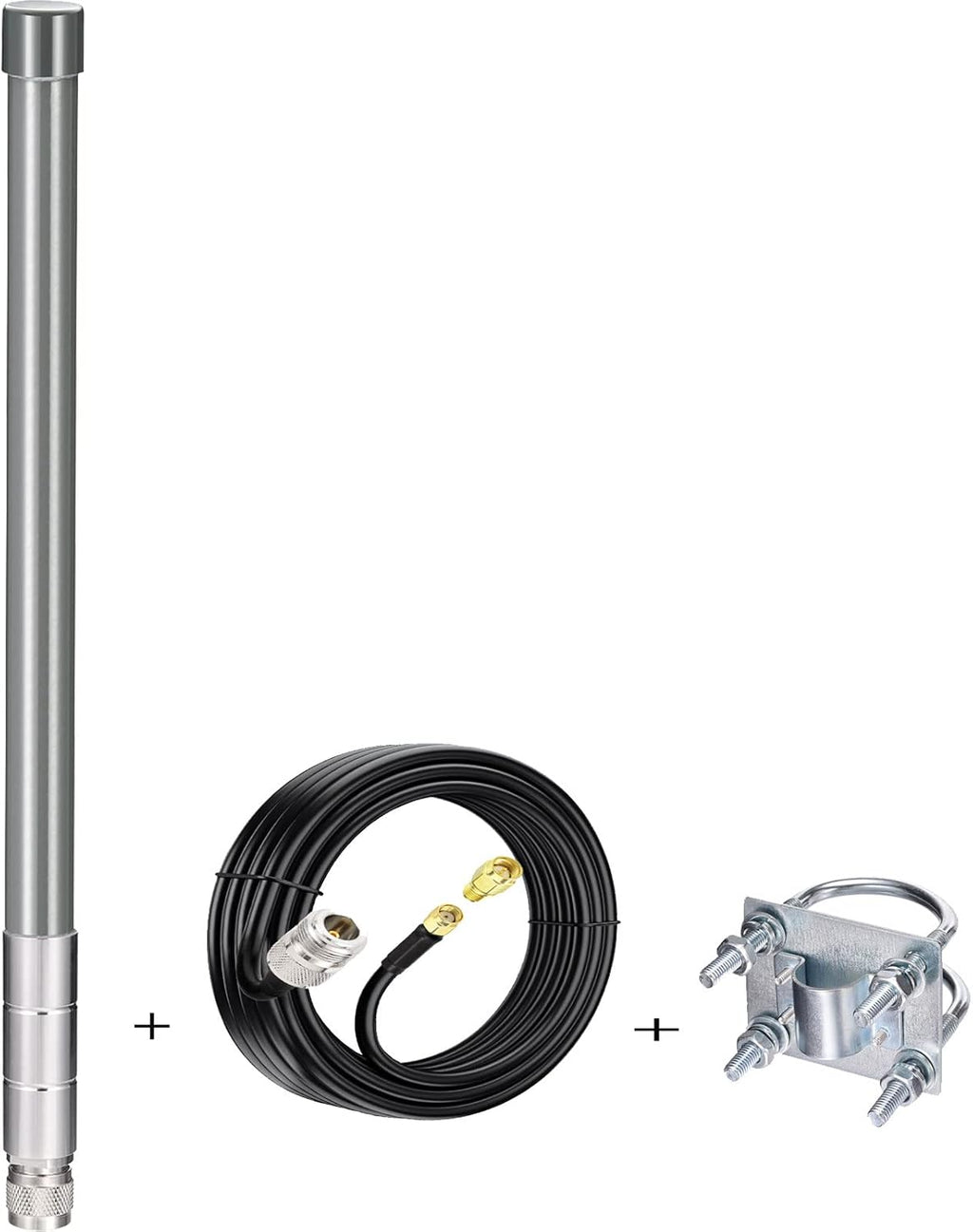 Lora Antenna 915mhz 4dbi with 10ft Cable Pack of 2 W897