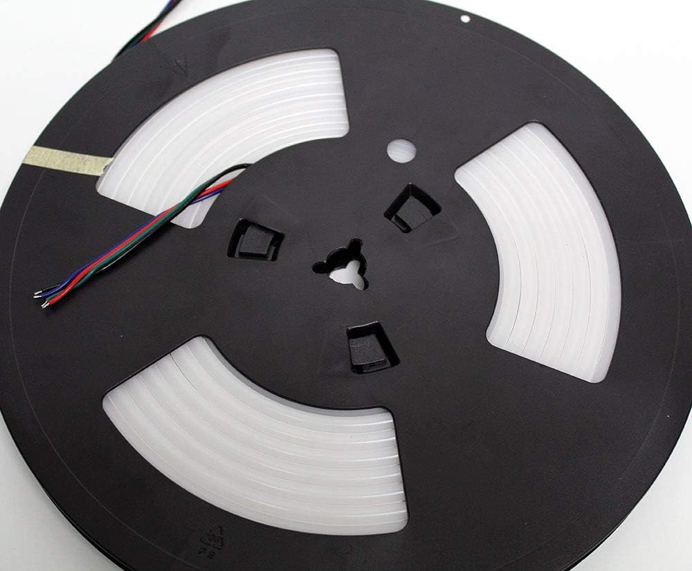 24V RGB LED Neon Strip Light Waterproof IP67, 5M/16.4ft, Pack of 2 C991