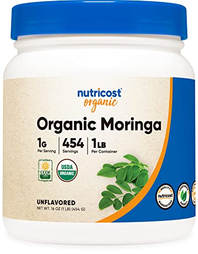 Organic Moringa Powder 1LB 16oz Gluten Free Non-GMO Vegetarian Friendly D690