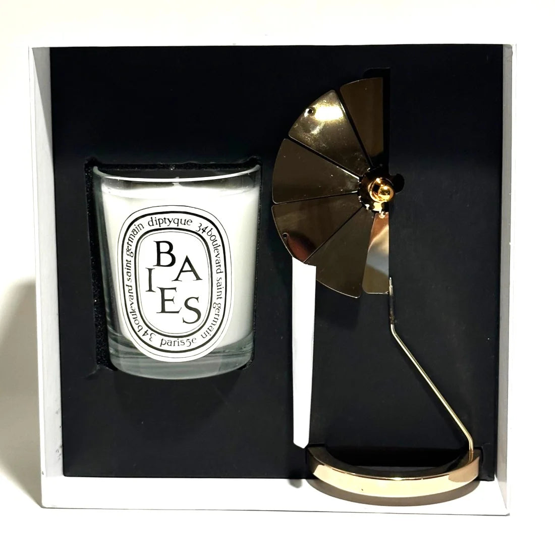 Gold Carousel and 190g Candle T2387