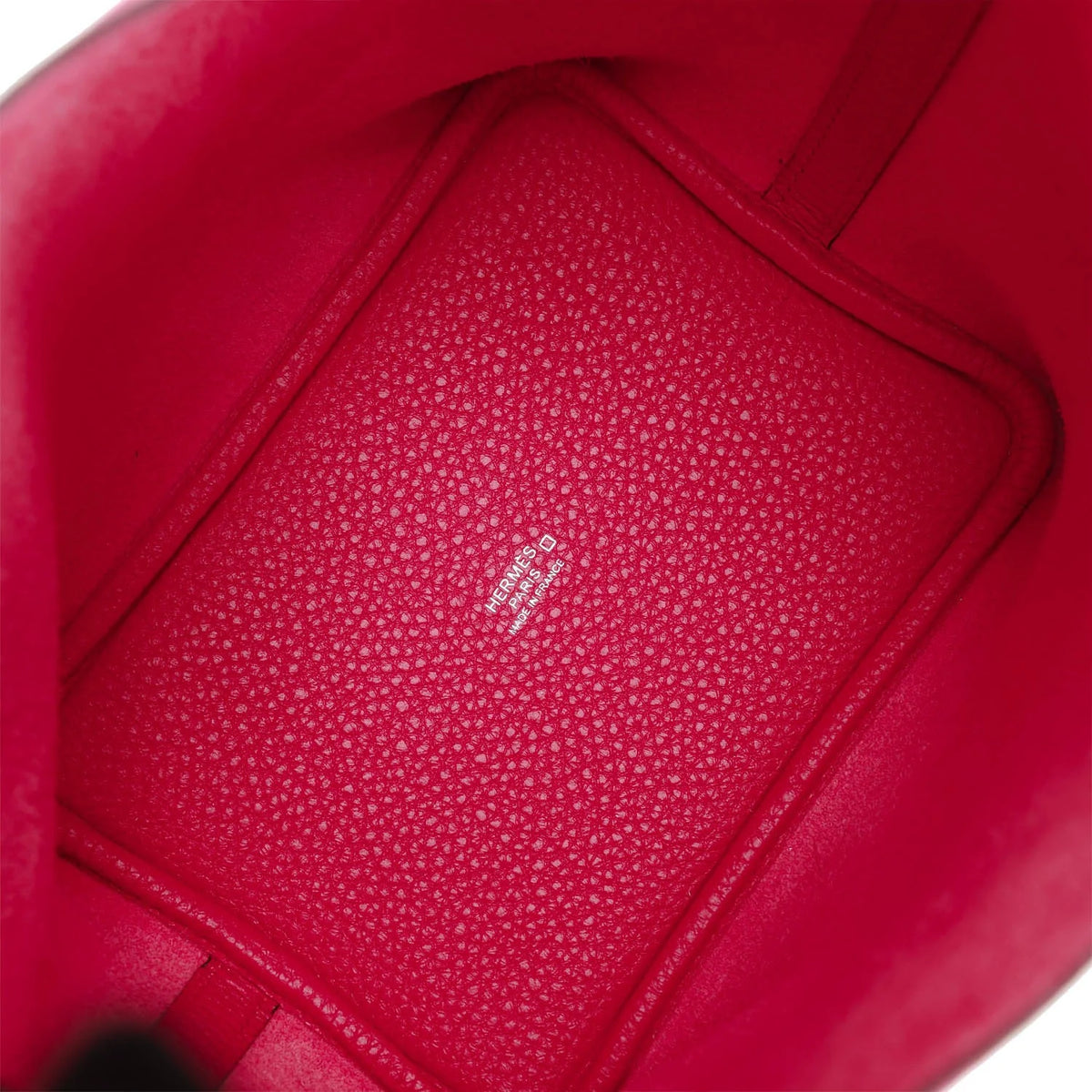 Framboise Clemence and Matte Alligator Touch 18 Picotin Lock N4079