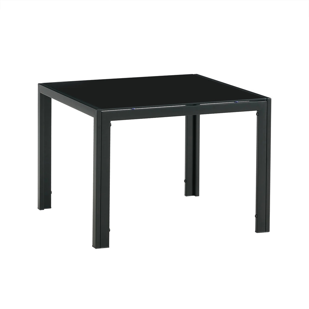Glass Coffee Table Set of 2 Black S63676