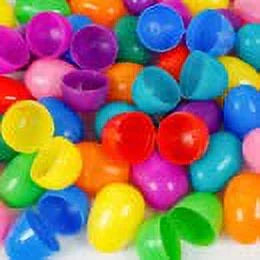 Pre Filled Chocolate Candy Plastic Easter Eggs (200) W46335
