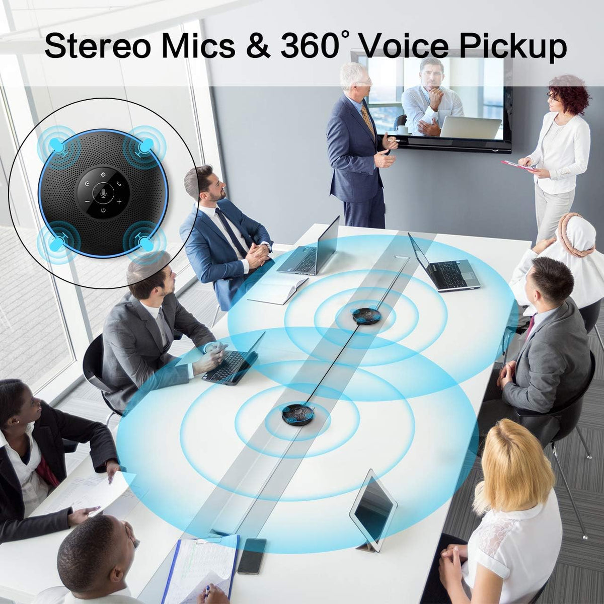 Bluetooth Speakerphone for Conference Calls Y754876