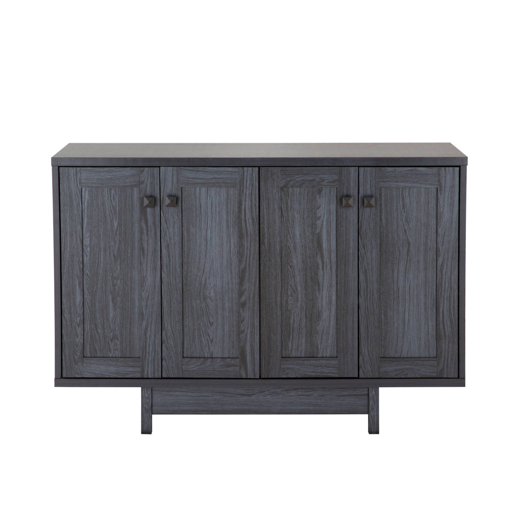 47x22W Distressed Grey Sideboard Storage Cabinet M7855
