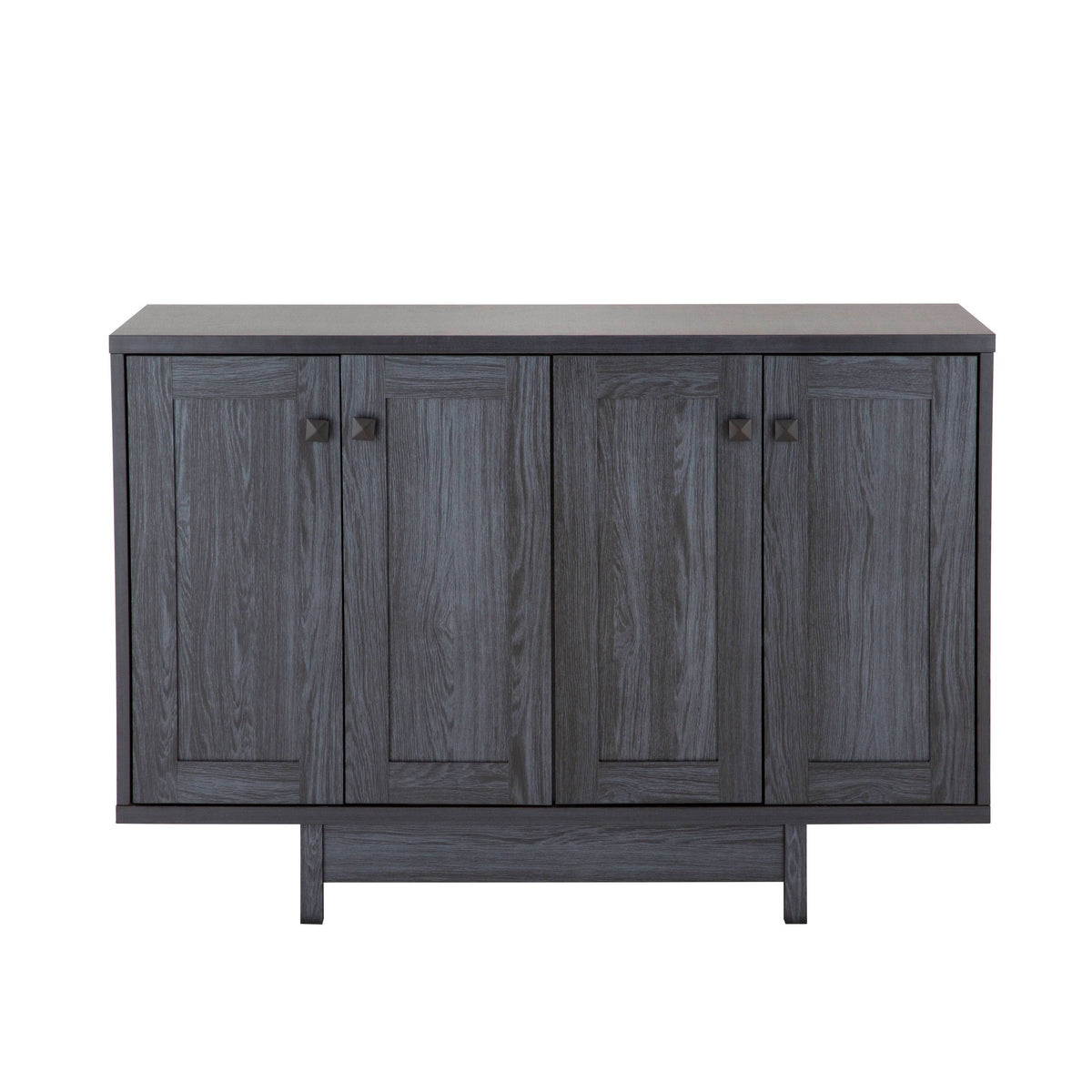 47x22W Distressed Grey Sideboard Storage Cabinet M7855