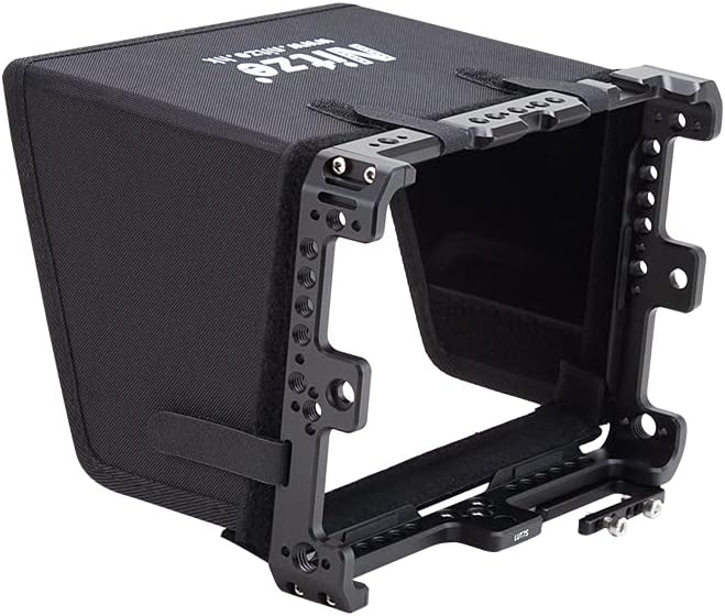 Cage with Sunhood Built-in NATO Rails for Monitor U3686