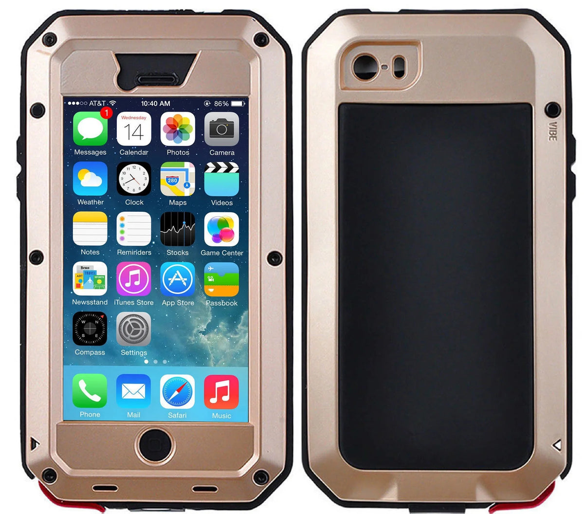 Gold Aluminum Metal iPhone 6s Case E6897