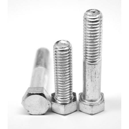 7/8 inch-9 x 8 inch Grade 5 Hex Cap Screw Medium Carbon Steel Zinc Plated Pk 25 F63835