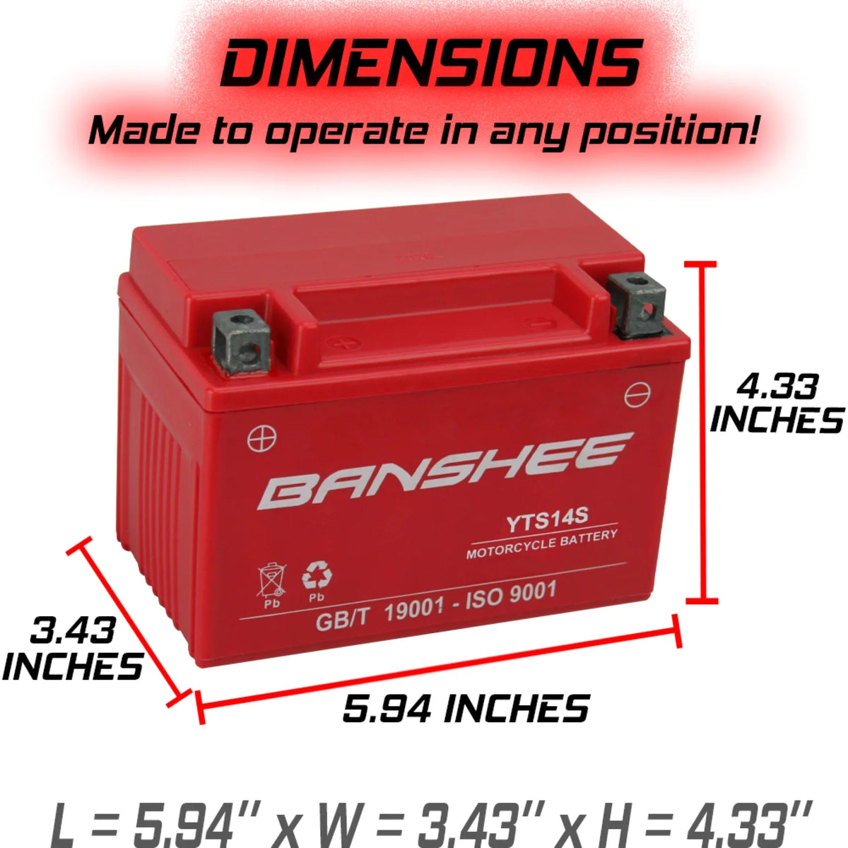 Motorsports Battery V61999