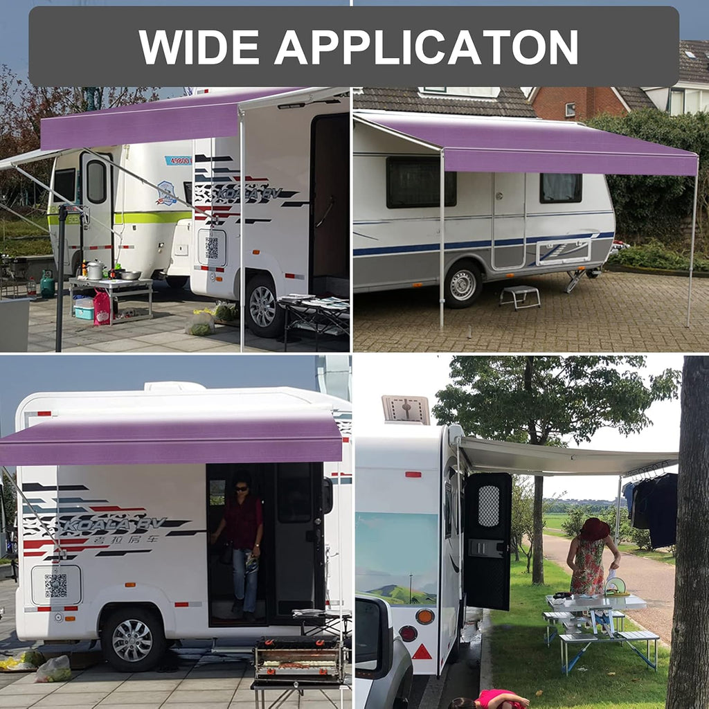 Waterproof Vinyl RV Awning Fabric Replacement - 18' P5787