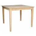 Solid Wood Top Table L597