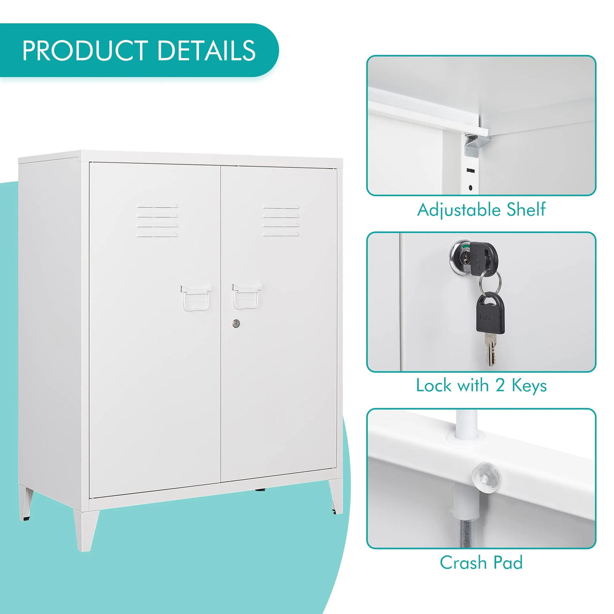 Metal Locker with 2 Doors G29004