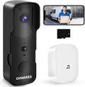 White 1080P HD Video Doorbell Camera with 32GB SD Card E677245