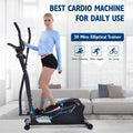 Elliptical Trainer Machine Upright Exercise Bike with 8-Level Magnetic Resistance S52561
