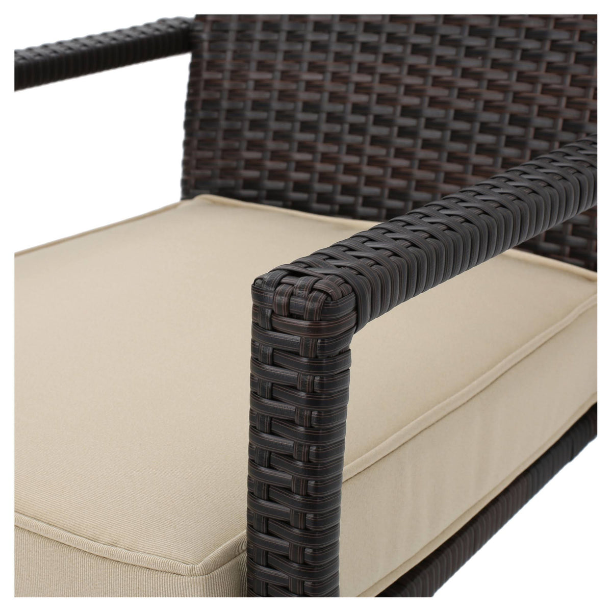 Brown 4pc Wicker Chat Set P196