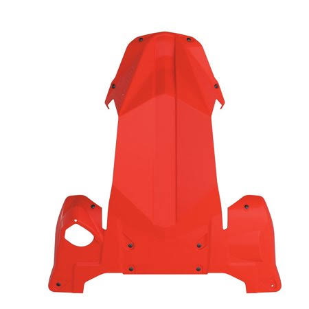 Red Polypropylene Full Body Skid Plate with Attachment Kit S878288