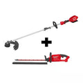 18V Lithium-Ion Brushless Cordless String Trimmer and Hedge Trimmer Combo Kit N79356