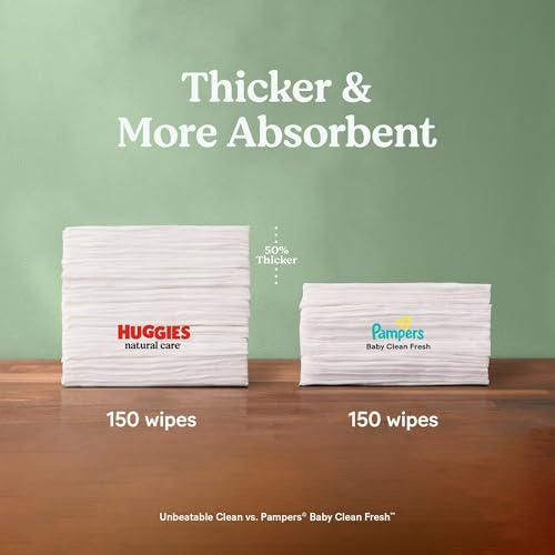 Unscented Hypoallergenic Baby Wipes, 768 Wipes Total N164