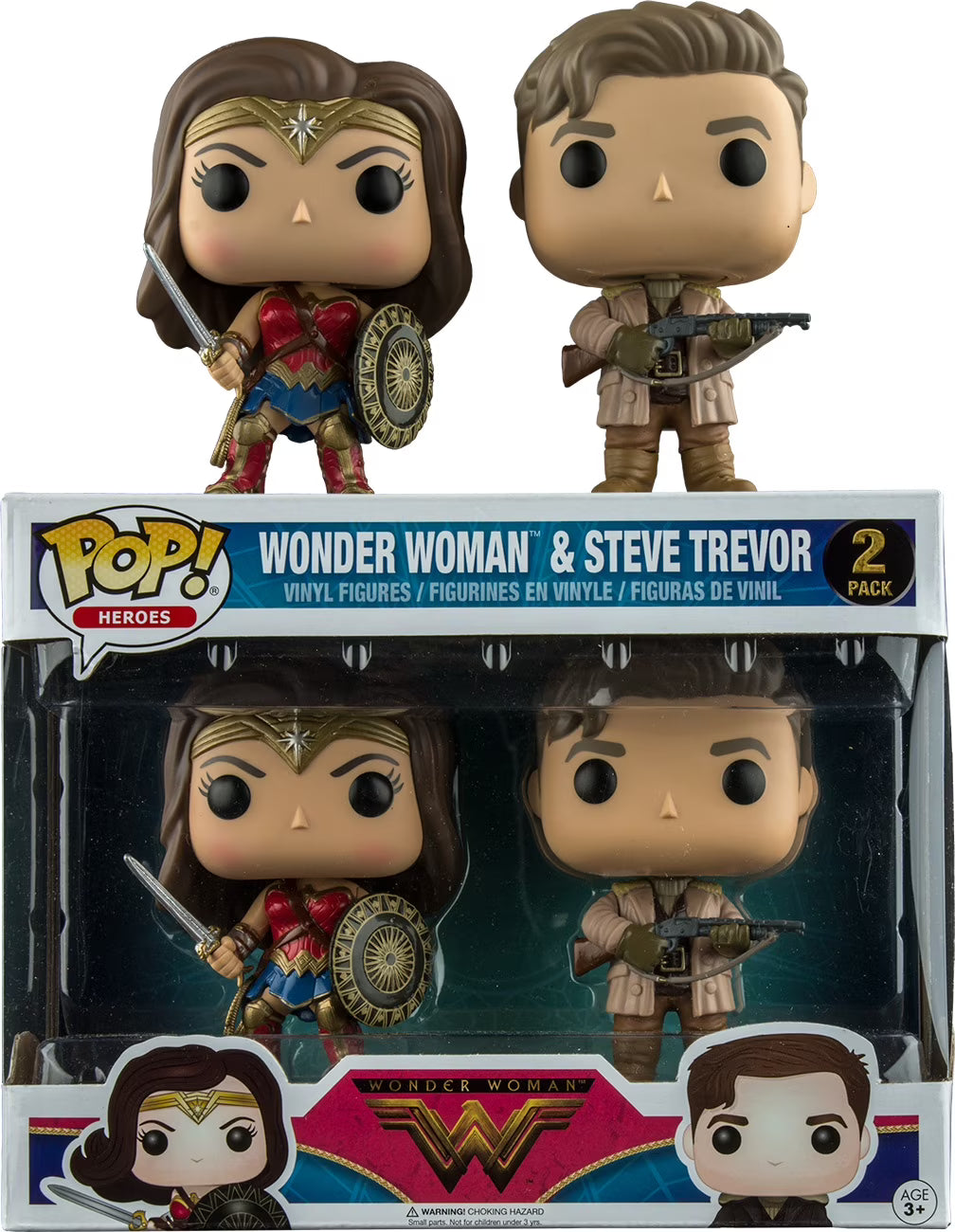 Wonder Woman and Steve Trevor 2-pack E853545