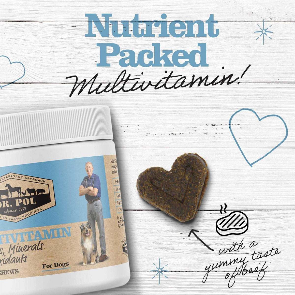Chewable MultiVitamins for Dogs K1505