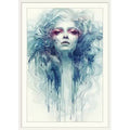 White Frame 44x22 H x 32x22 W x 1x22 D Print H561