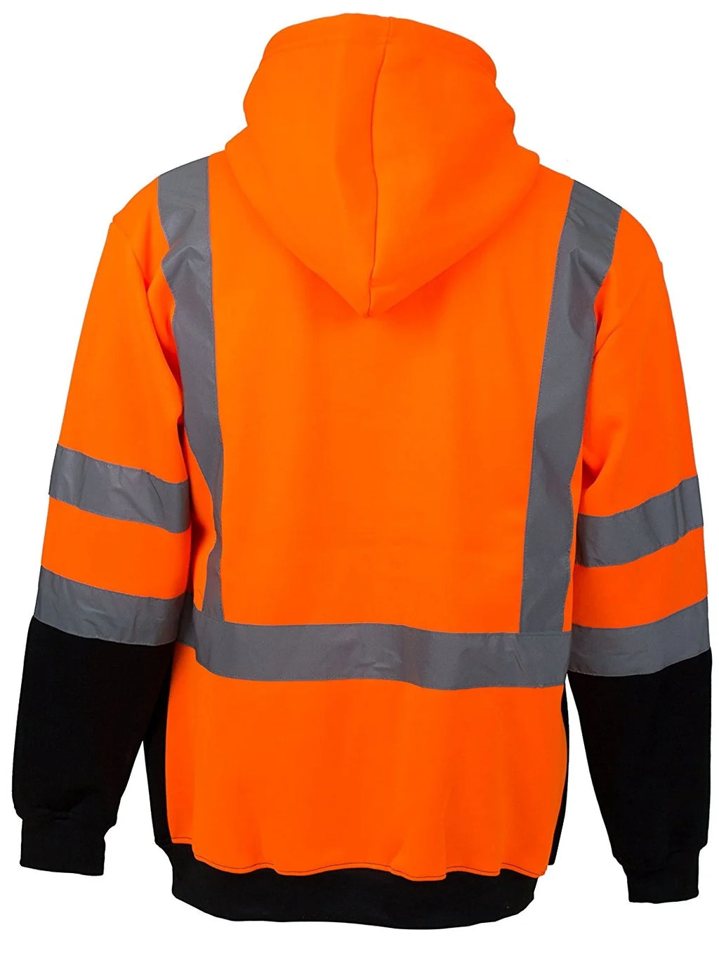 ANSI Class 3 High Visibility Full Zip Hooded Sweatshirt X3818