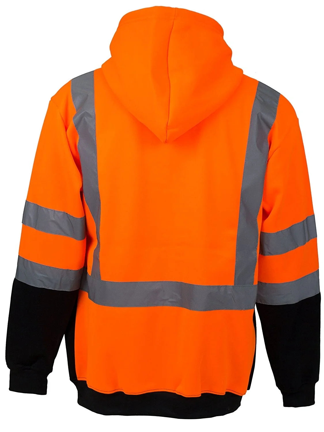 ANSI Class 3 High Visibility Full Zip Hooded Sweatshirt X3818