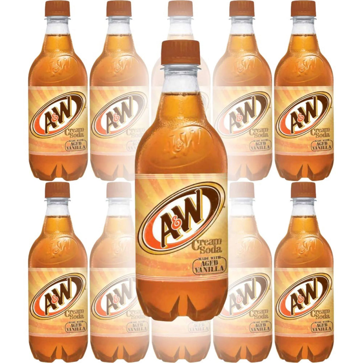 Cream Soda Pop 20oz Bottles, Quantity of 24 A24231