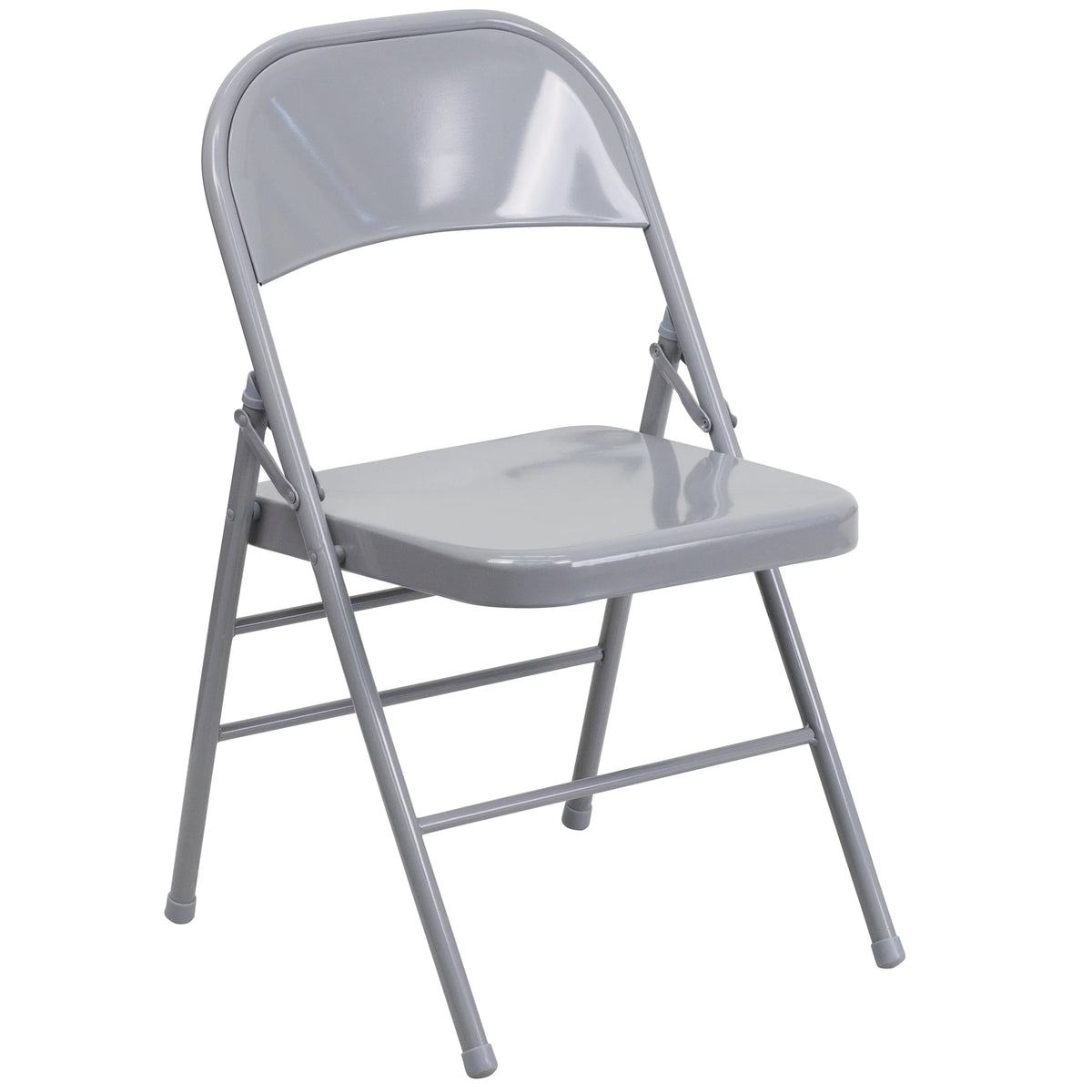 Gray Metal Folding Chair U820
