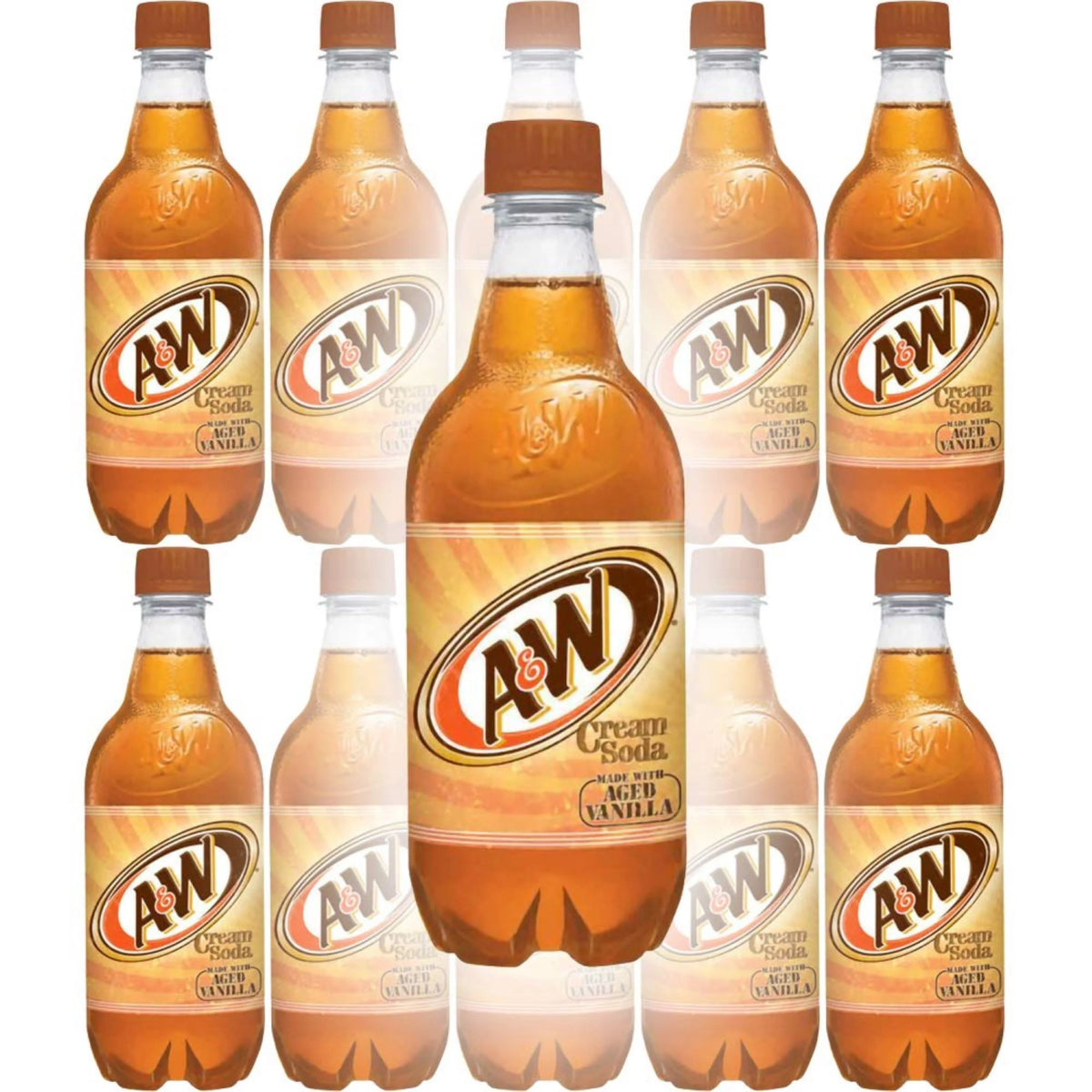 Cream Soda Pop 20oz Bottles, Quantity of 24 A24231