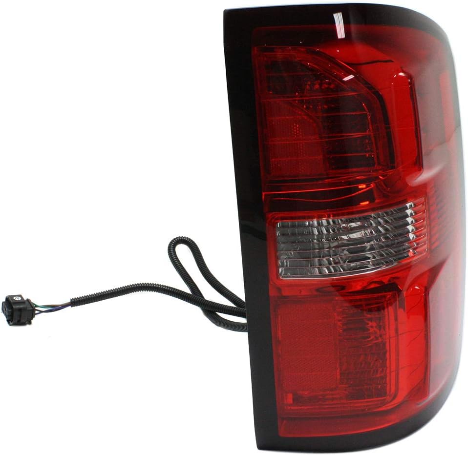 Tail Light Assembly Compatible with 2014-2015 GMC Sierra 1500/2015 GMC Sierra 2500 HD 3500 HD Passenger Side F54275