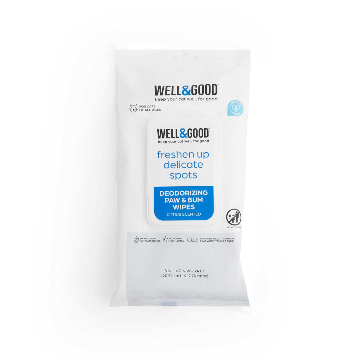 Deodorizing Paw and Bum Wipes P55167