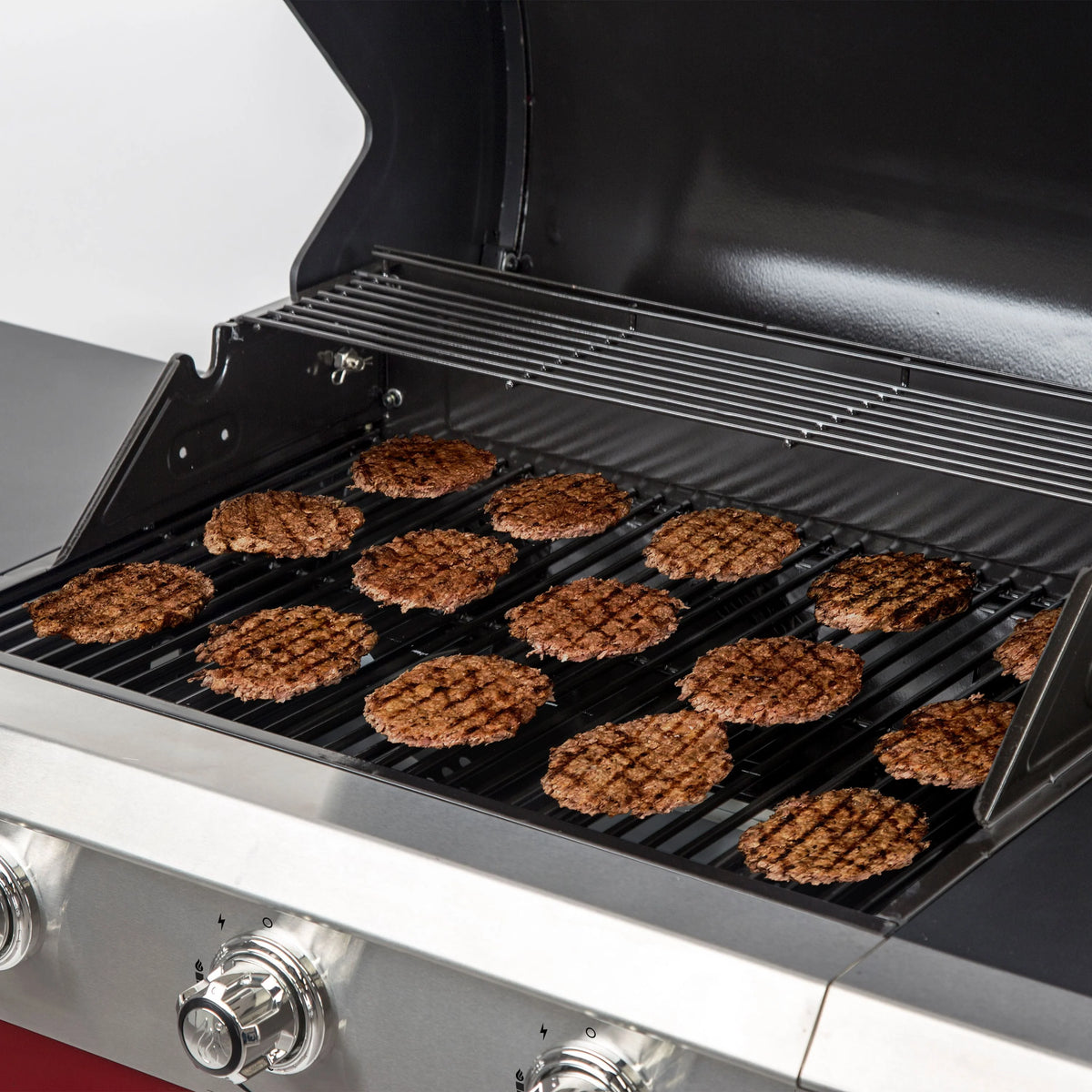 3 Burner Red Propane Gas Grill B349