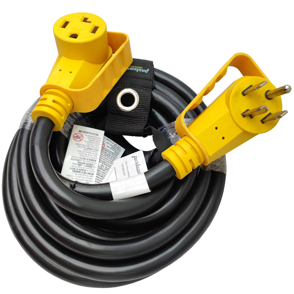 4-Prong NEMA 14-30 Extension Cord, 30A 125V/250V 7500W 25FT D26446