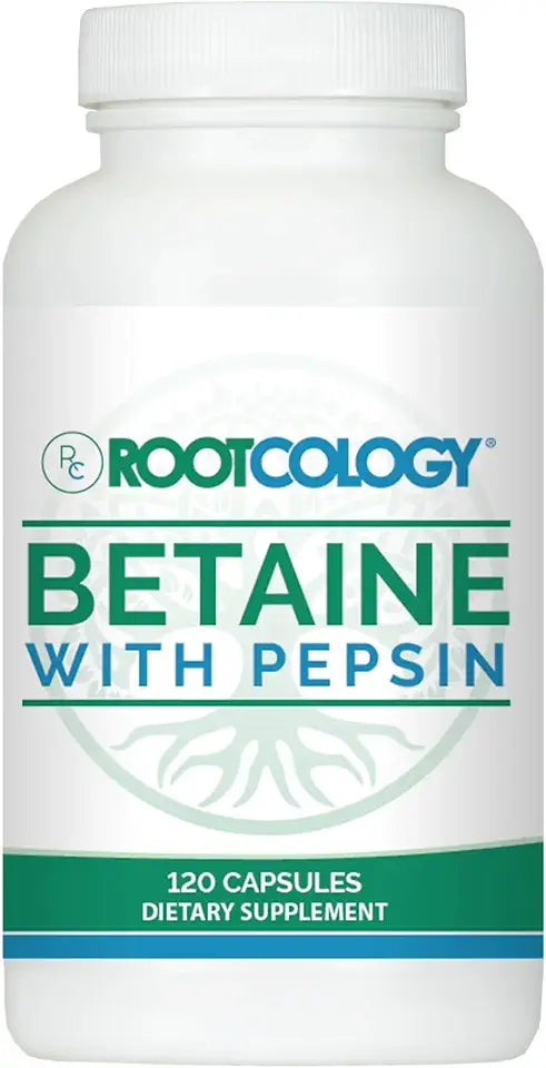 Betaine with Pepsin 750mg 120 Capsules B27261