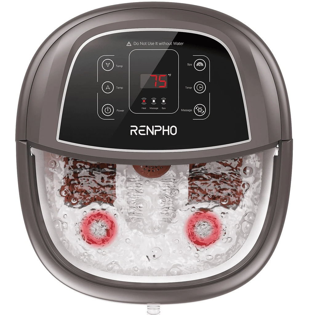 Foot Spa Bath Massager with Heat Bubbles Massage & Jets A486