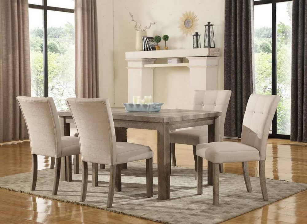 5pc Hand Rub Weathered Dining Set E610867