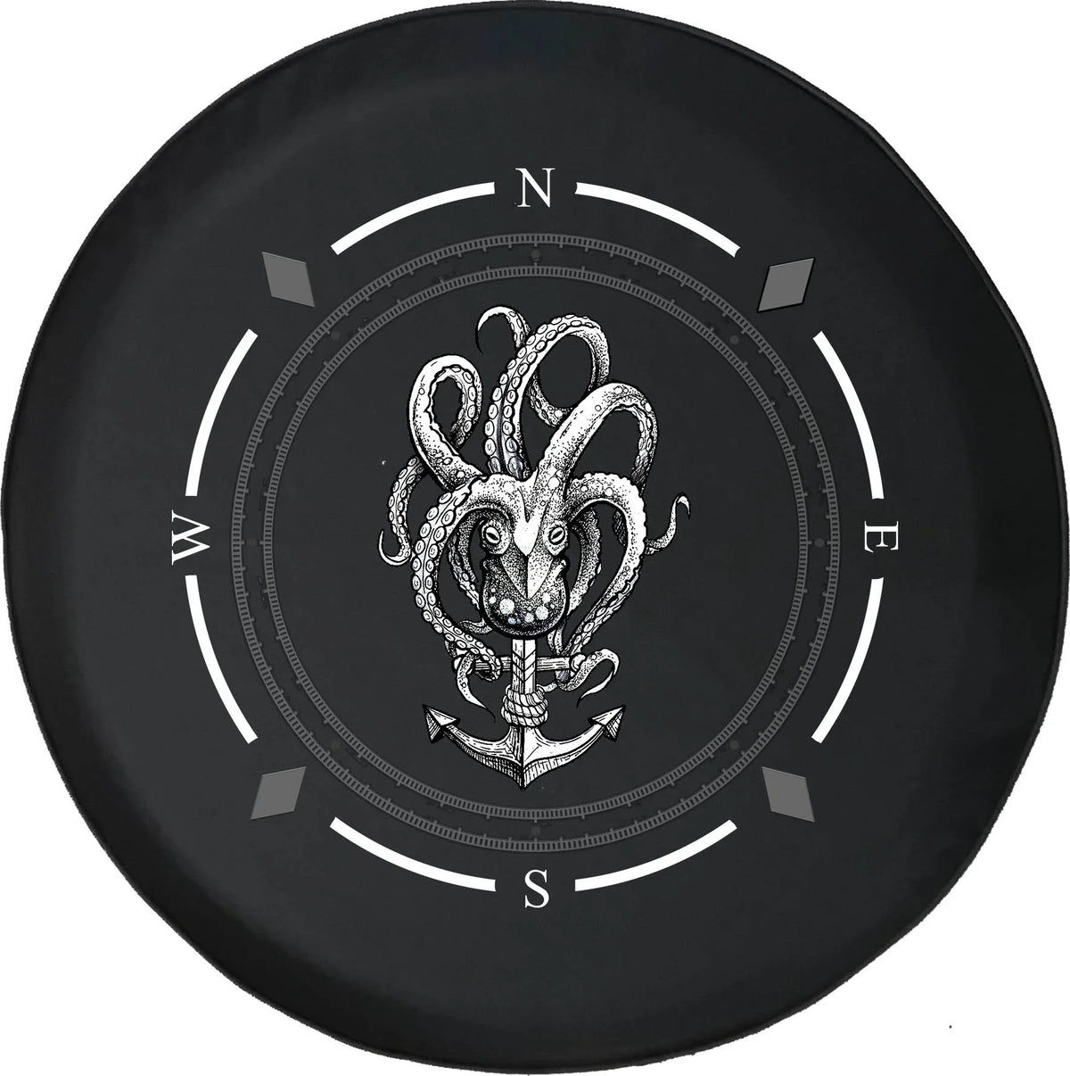 Spare Tire Cover Compass Octopus Nautical Ship Anchor Wheel Covers O13232
